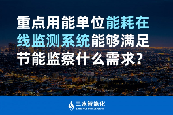 重點(diǎn)用能單位能耗在線監(jiān)測系統(tǒng)能夠滿足節(jié)能監(jiān)察什么需求？